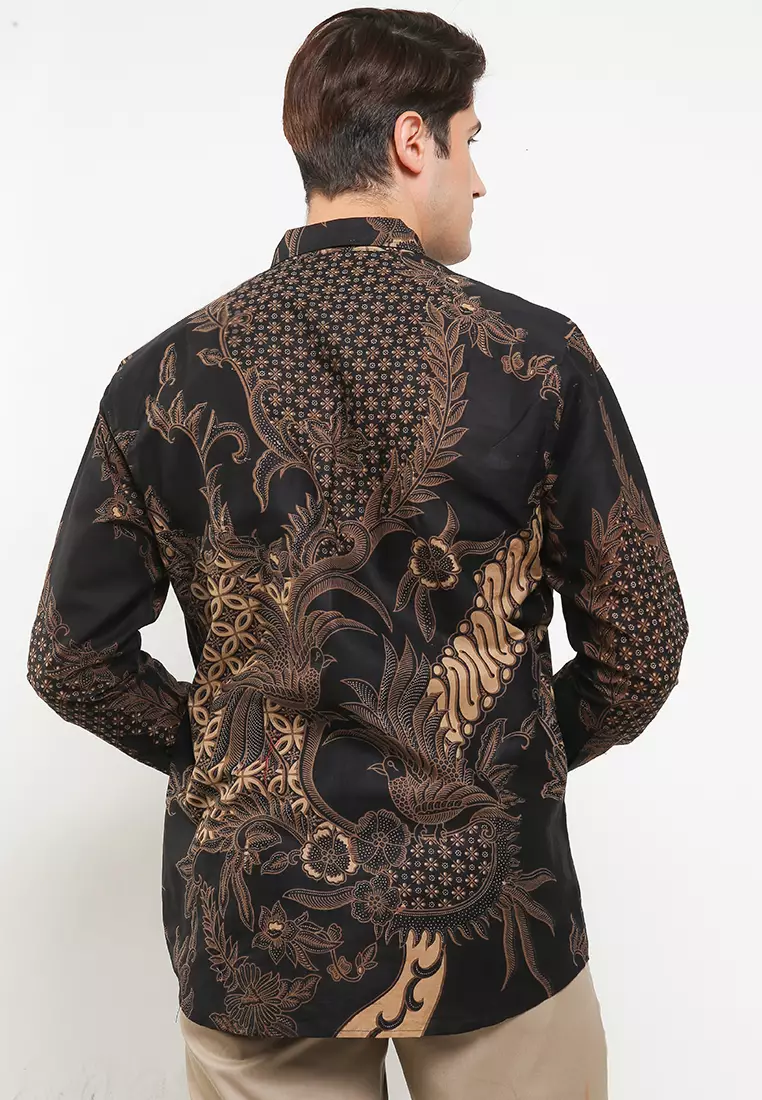 Mahesa Kemeja Batik Exclusive Premium Pria Casual Modern Lengan Panjang