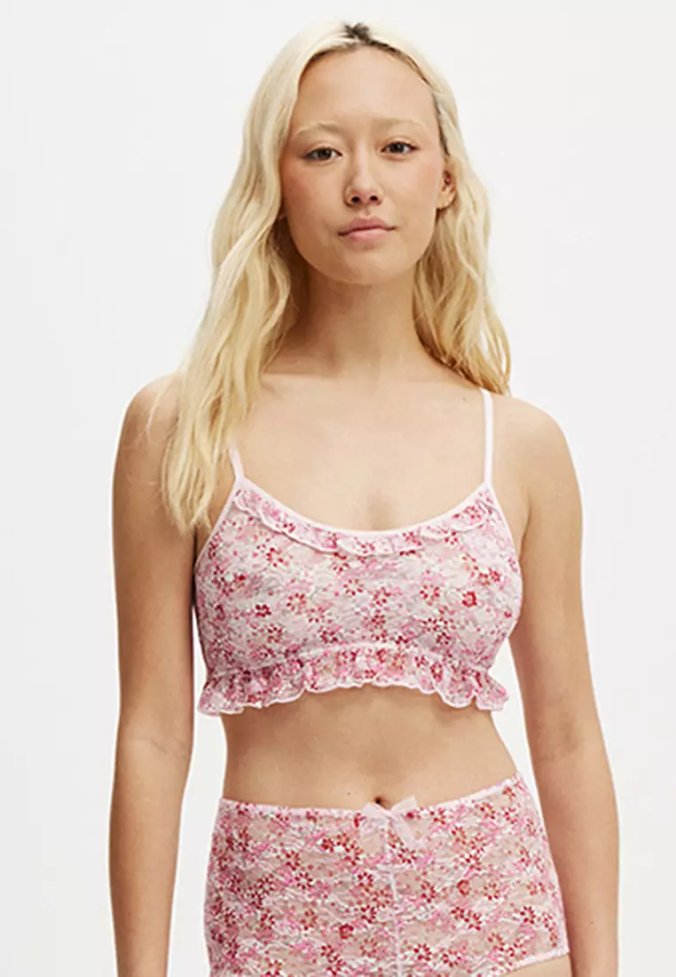 Stretch Lace Scoop Bralette