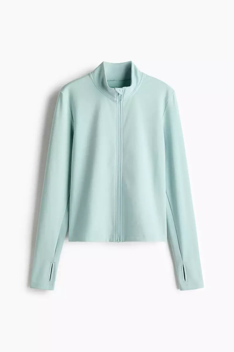 Zip-through sports jacket with SoftMove™