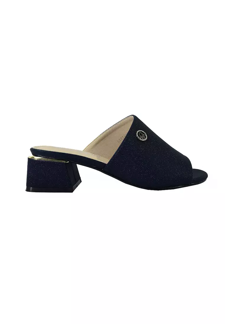 Mario D' boro Runway Women's Heeled Sandals LX 27425 Navy Blue C56 C67