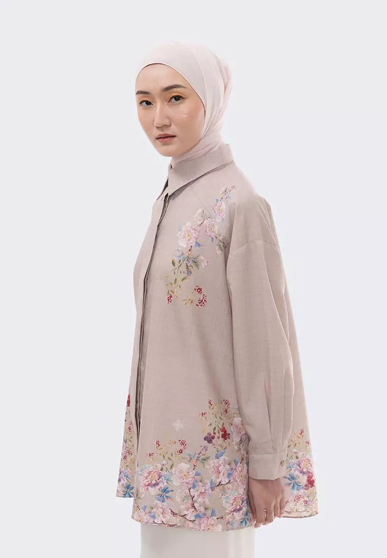 Ria Miranda Oat Afra Shirt