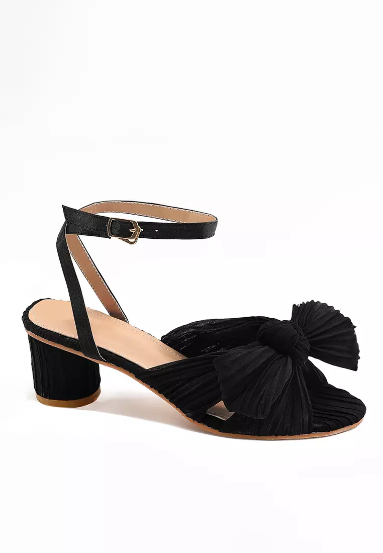 5CM Bowknot Strap Mid Heel Sandals WTY1199-1