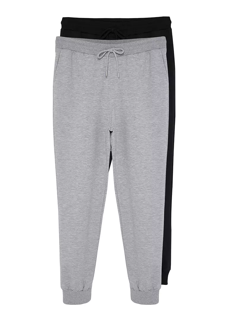 Elasticated joggers discount