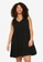 Trendyol black Plus Size Tiered Dress A0F5CAA9EFC601GS_1