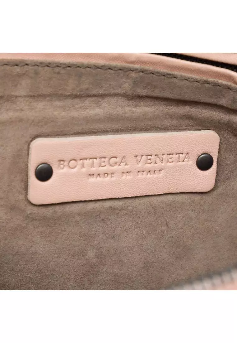 Pre-Loved Bottega Veneta Nappa Intrecciato Nodini Crossbody