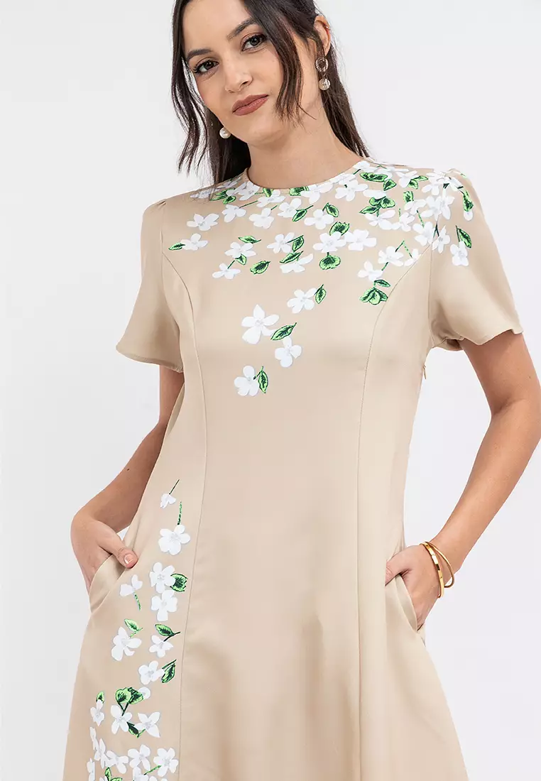 DELACRUZ Bishop Sleeve Dress