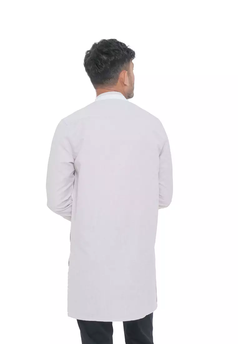 MOC Gamis Pria Lengan Panjang USTAR - KHAKI