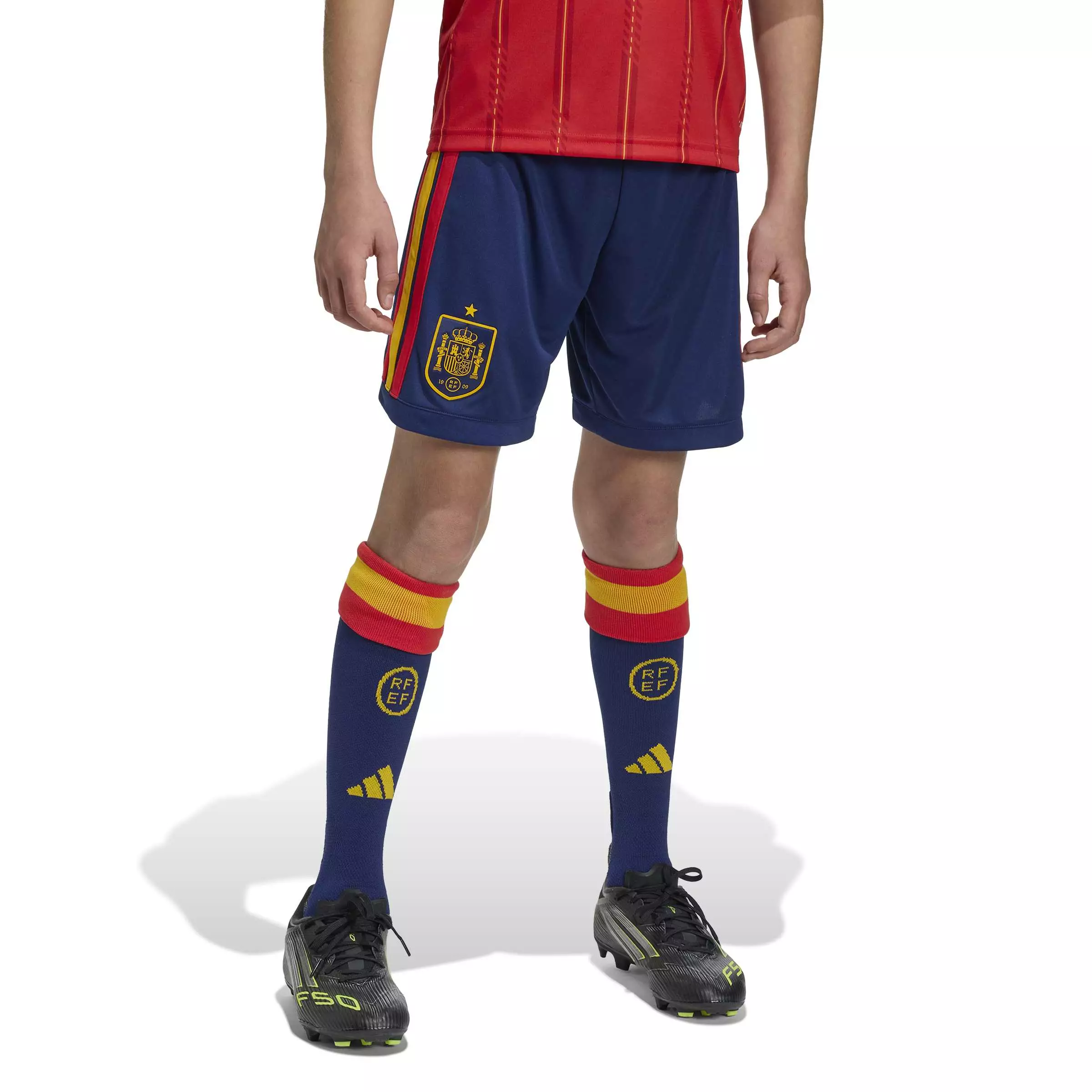 ADIDAS Spain 26 Home Kids Shorts JZ5760 - Celana Pendek Anak (Biru)