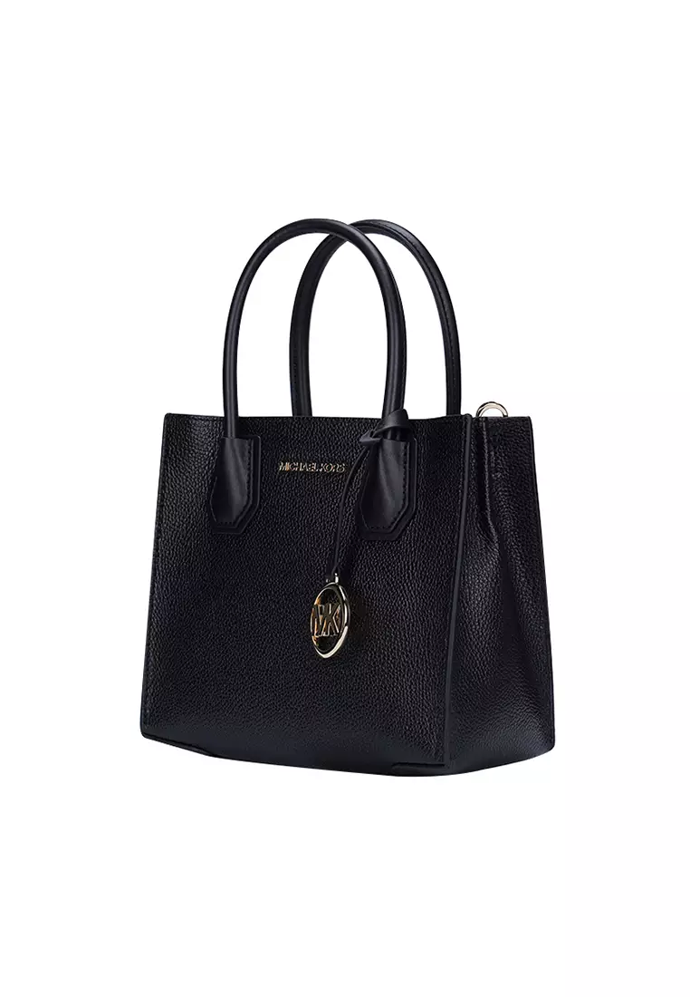 Mercer Medium Pebbled Leather Crossbody Bag In Black 35S1GM9M2L