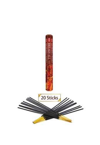 HEM BREAKS ALL Incense Sticks 20PCs in Hexagonal Box, India Handmade meditating (HI-BREAKS-ALL) B8832HLBDC2890GS_1