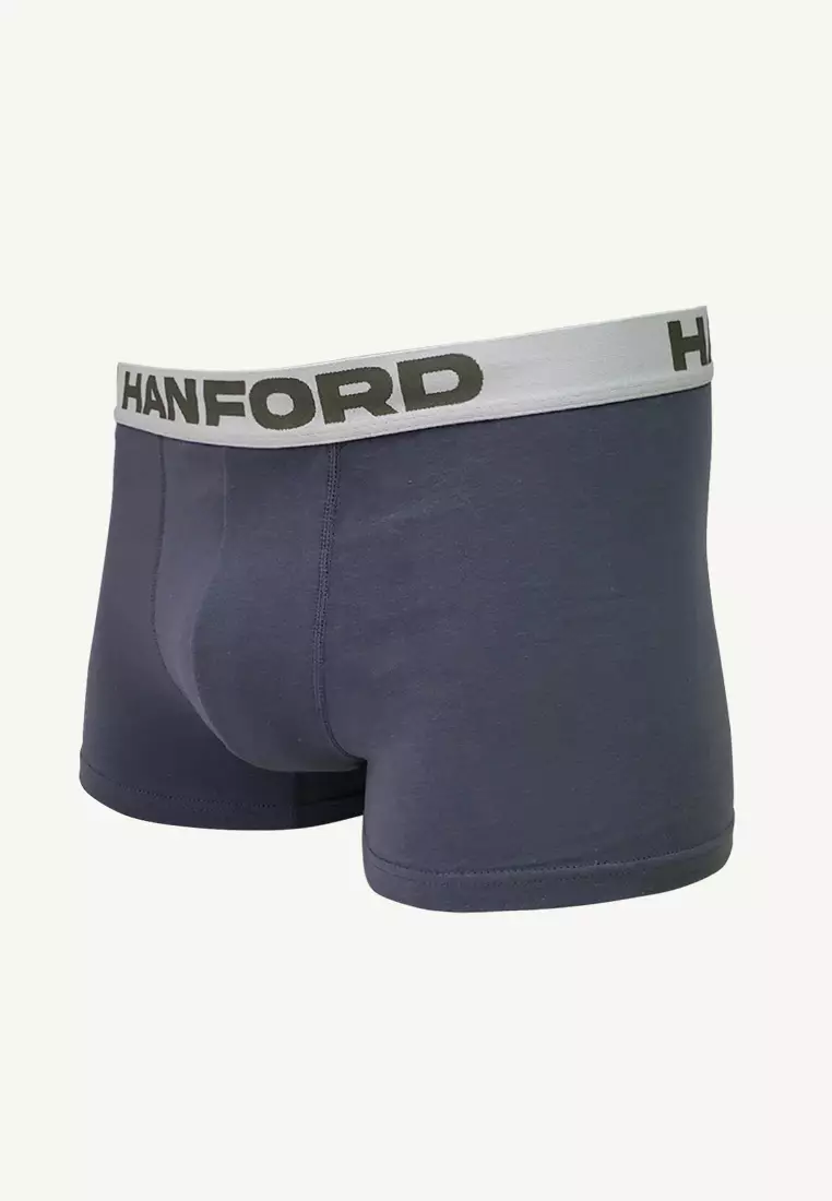 Cotton with Spandex Men's Boxer Briefs Core - Assorted Colors (3in1 Pack)