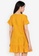 ZALORA BASICS yellow Round Neck Babydoll Dress 522E2AA7514552GS_2