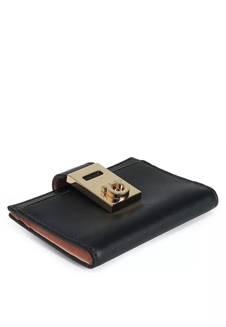■FERRAGAMO■ Hug Two Tone Credit Card Holder Black Nylon Pi Buy Salvatore Ferragamo Hug Two-Tone Credit Card Holder (ct