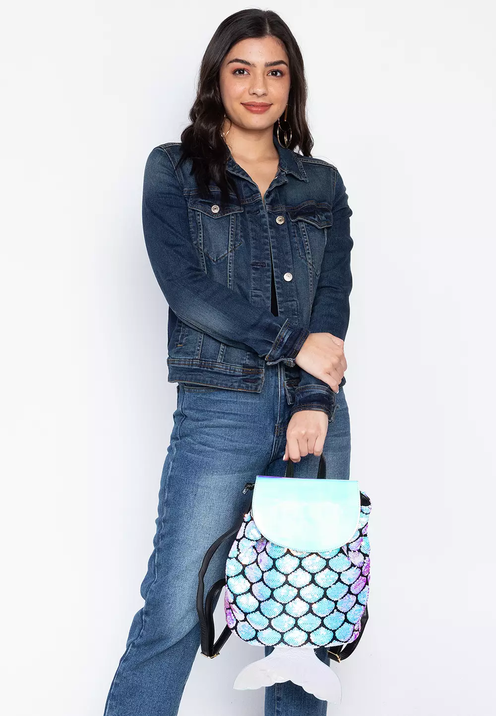 Buy Chase Fashion Mermaid Sequin Holographic Backpack 2024 Online