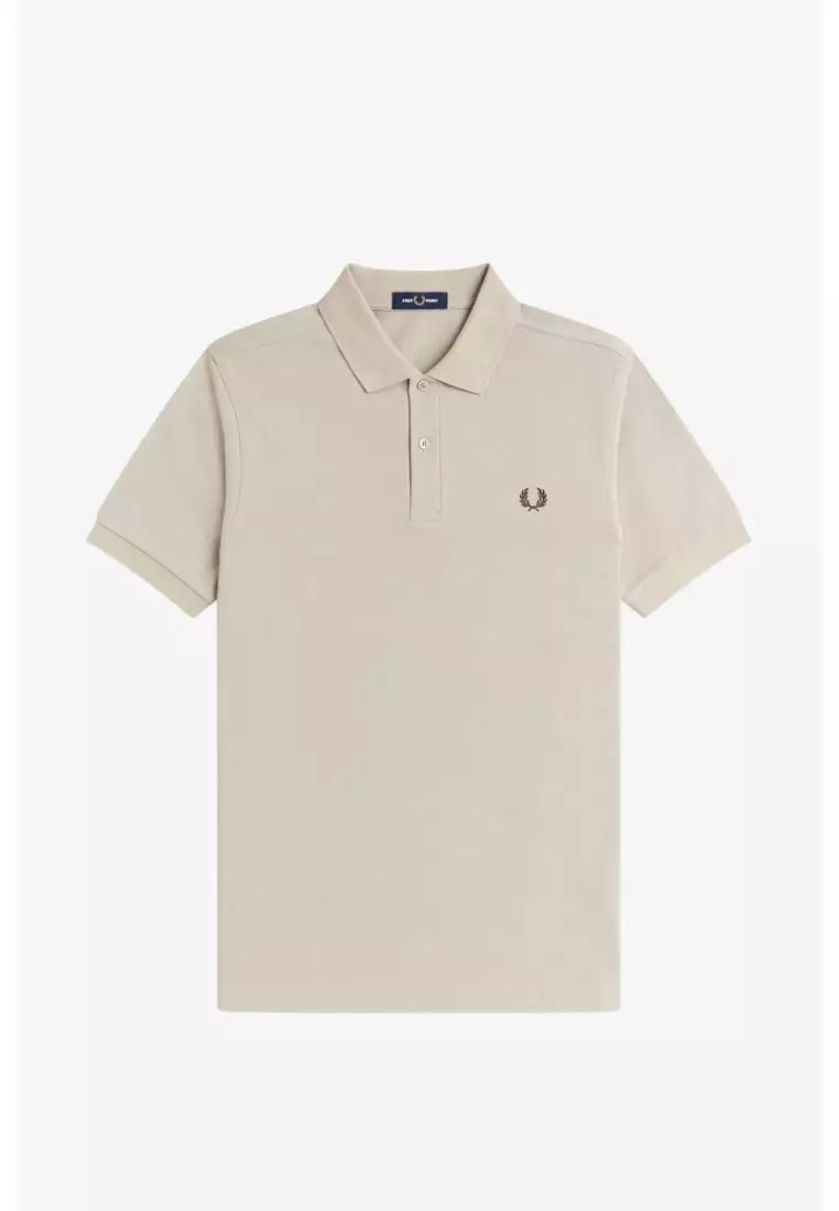 Fred Perry M6000 The Fred Perry Shirt (Warm Oat / Burnt Tobacco)