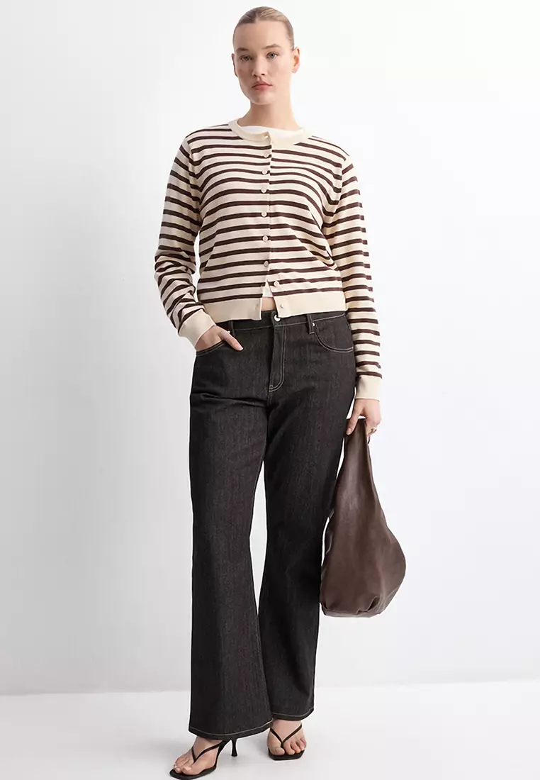 Striped Knit Cardigan