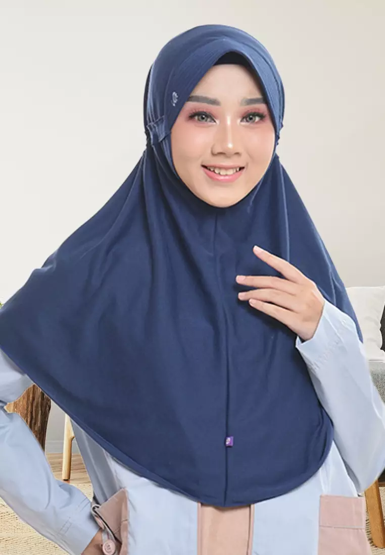 Rabbani - Kerudung Sekolah Instan Innova Lx XS - Navy