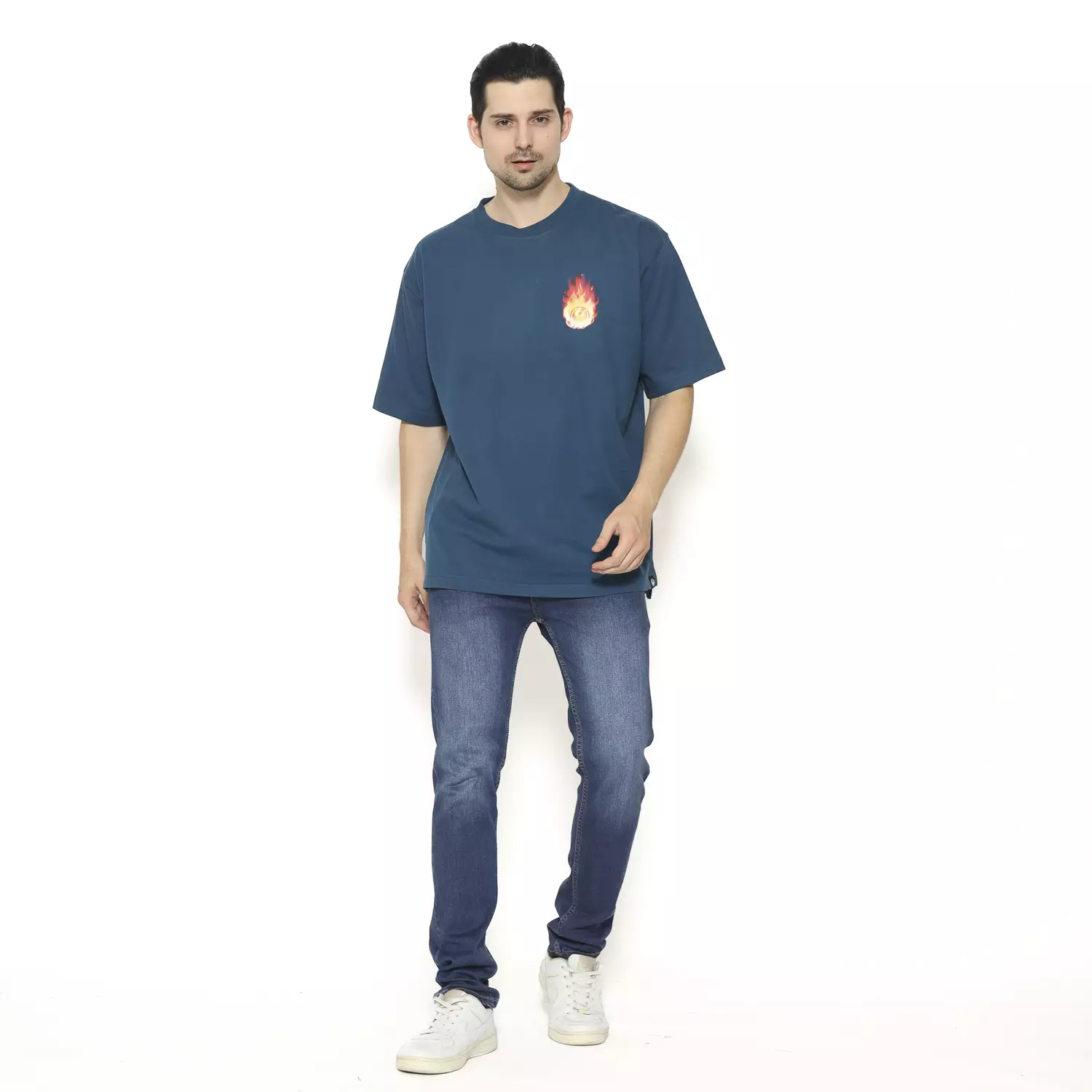 Dragon Kaos Lengan Pendek Pria Sphere Oversize Men Tee Planet Surf