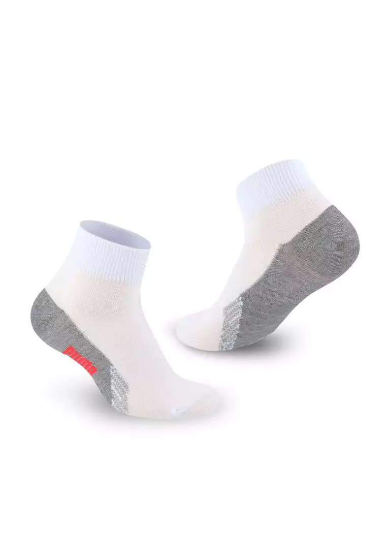 Puma Girls’ Cotton Lite Thin Casual Ankle Socks 3 pairs in a pack PGCKG22