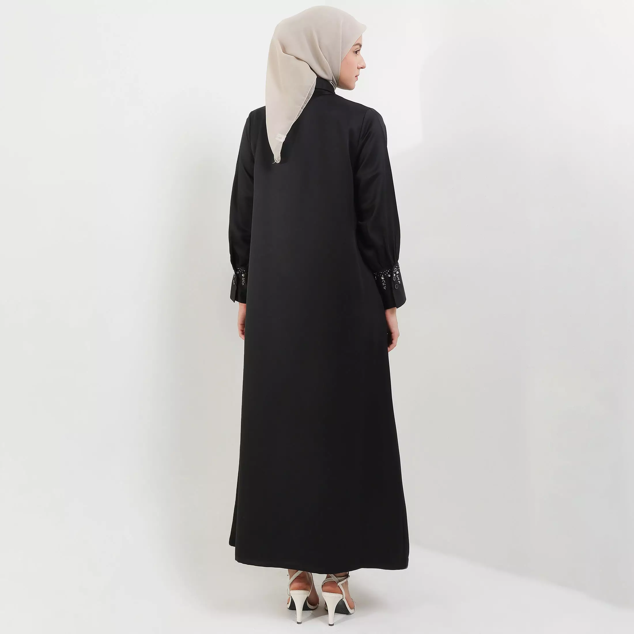 MFMW Anjani Dress Gamis Hitam With Payet