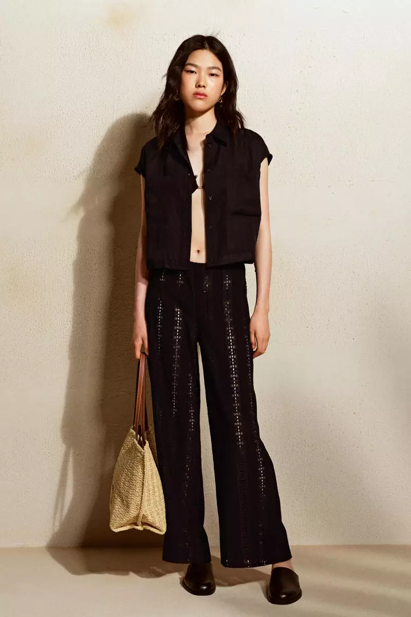 Drawstring-detail shirt