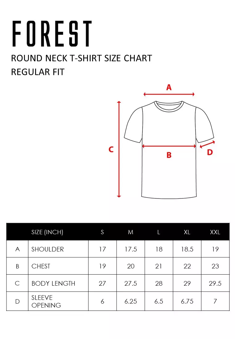 Forest Stretchable Cotton 3D Effects Round Neck Tee Men