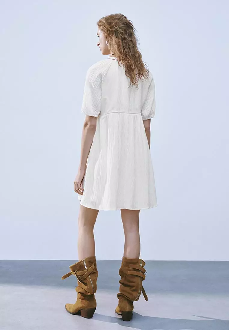 V-Neck A-Line Dresses