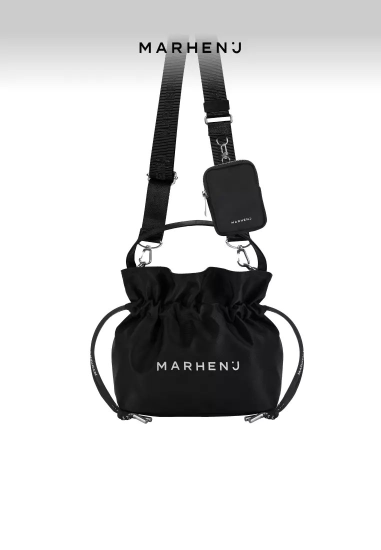 CHARRON + KONY SET Nylon Crossbody Bag Black
