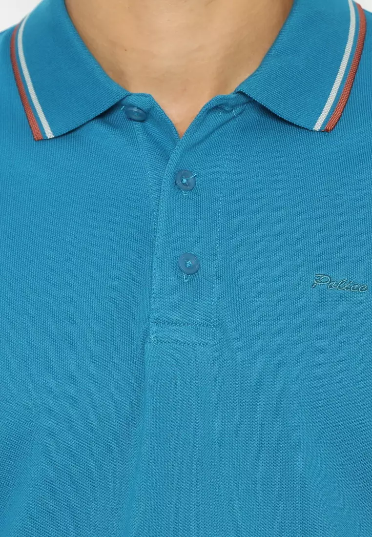 POLICE Polo Shirt Krah Stripes Pria 207200161