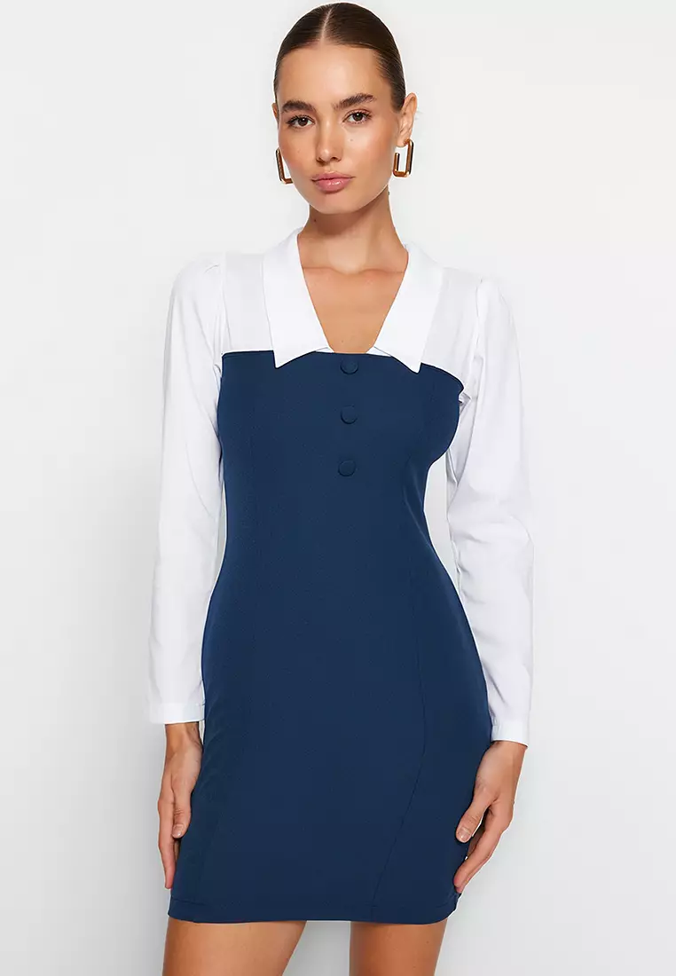 Colorblock Mini Dress