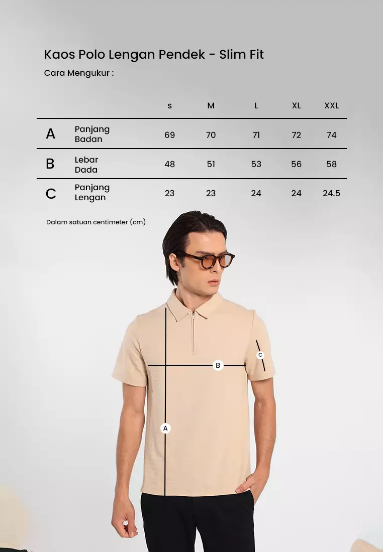 MANZONE - Kaos Polo Lengan Pendek Pria Grim 7 Slim Fit - Maroon Warna Maroon