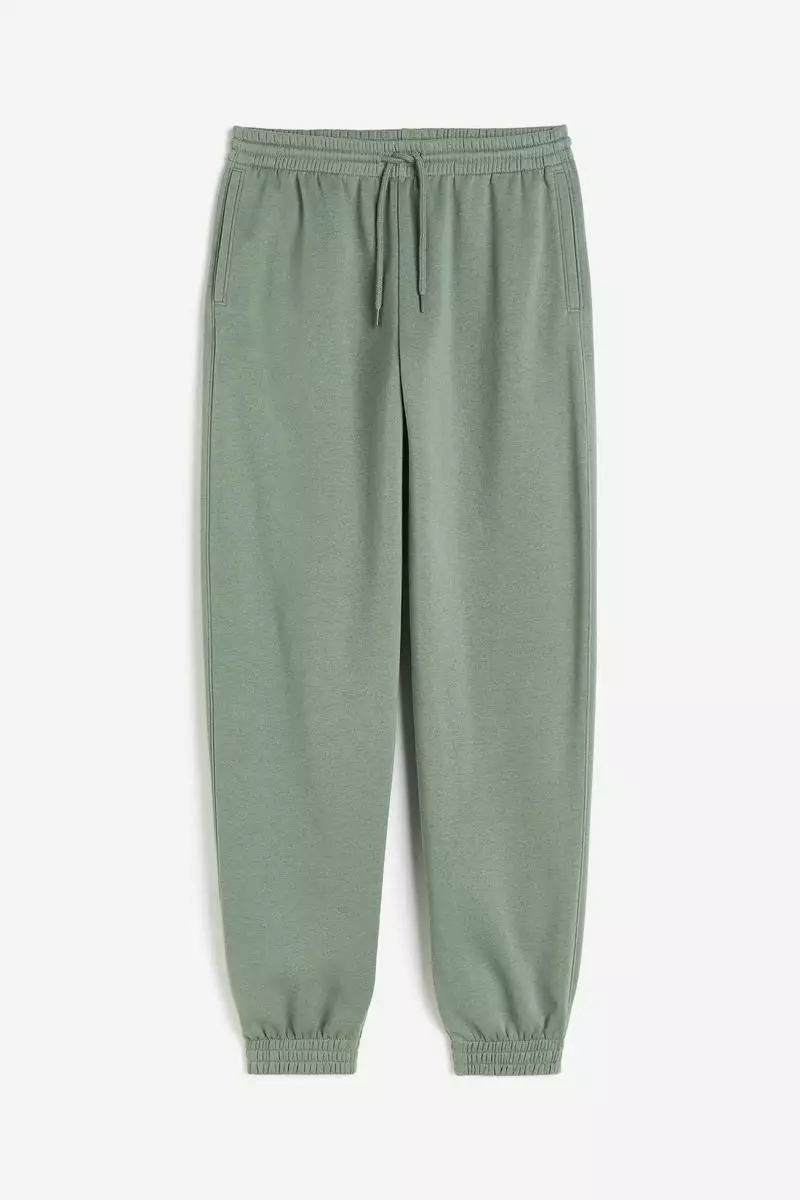 High-waisted joggers
