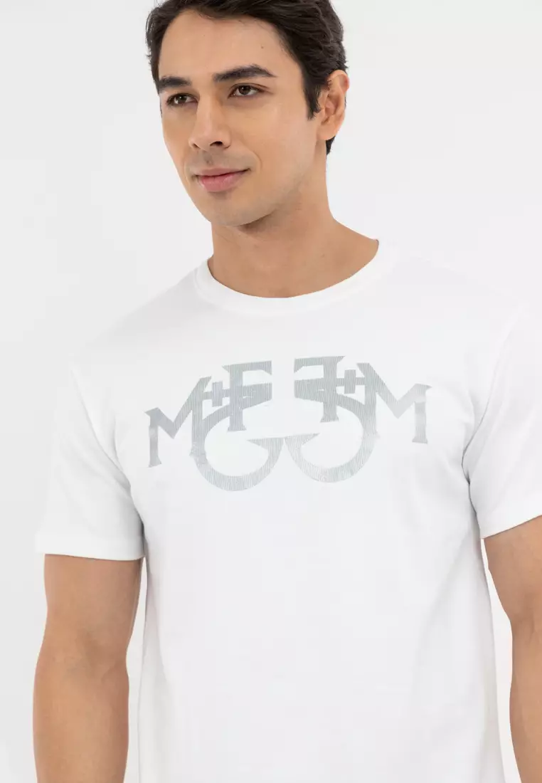 Men's Girbaud White G Mono Tee