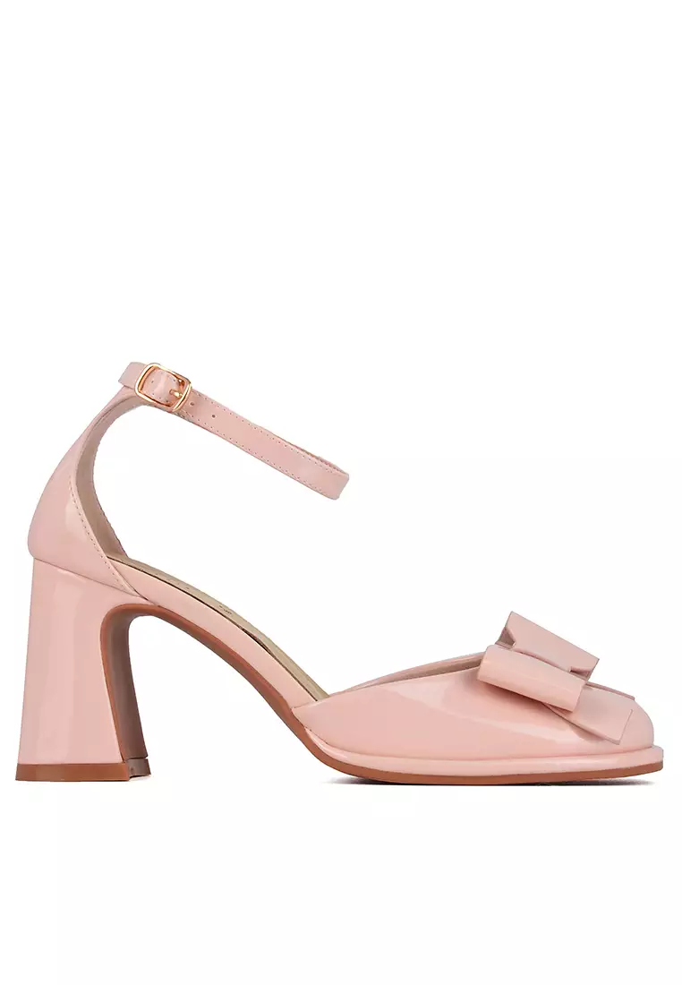 7.5CM Bow Knot Hollowed Mary Jane Shoes XJ2568-1