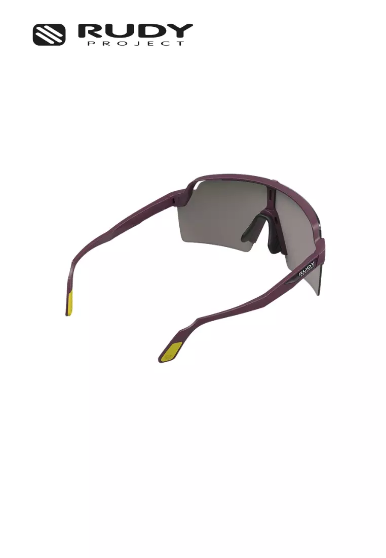 UTMB Spinshield Pro Sports Perf Sunglasses – Cabernet Matte MLS Yellow