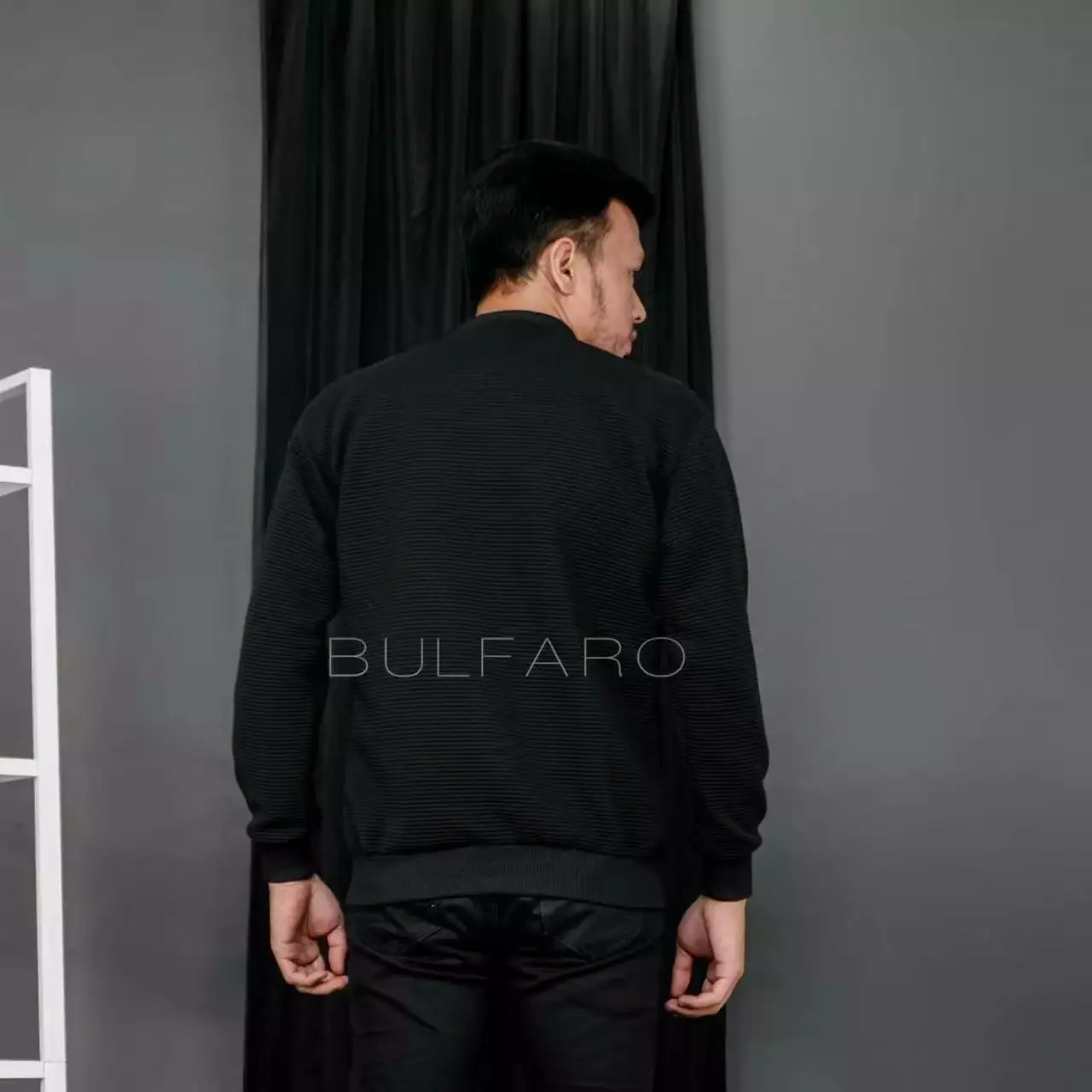 BULFARO Jaket Caspian Cotton Fleece - Black