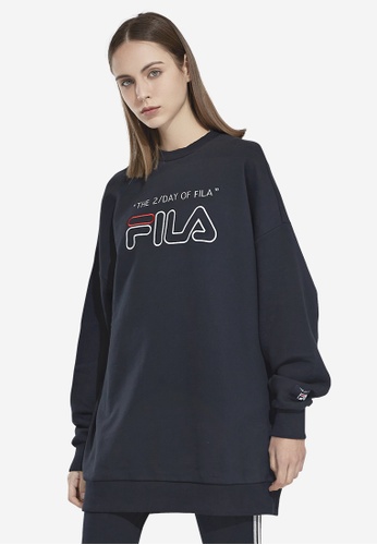 black fila sweatshirt