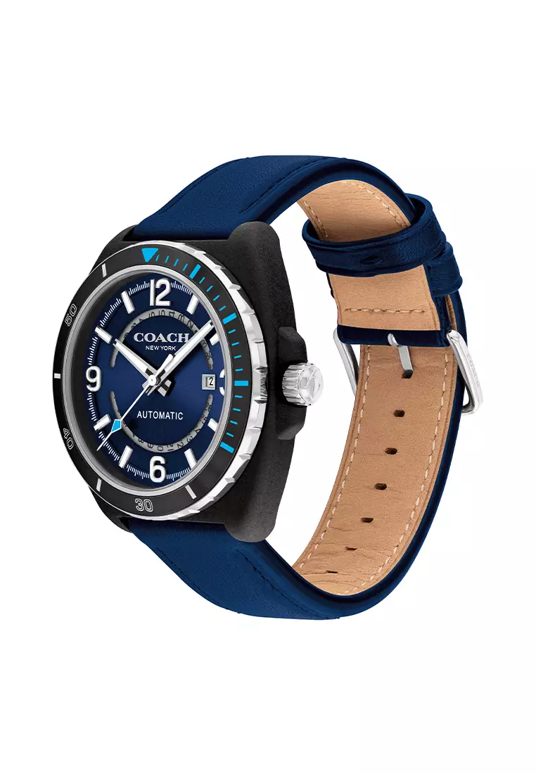 Charter Blue Leather Strap Analog Watch CO-14602736