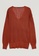 Sisley red V-neck sweater 25D27AA0BF4037GS_4