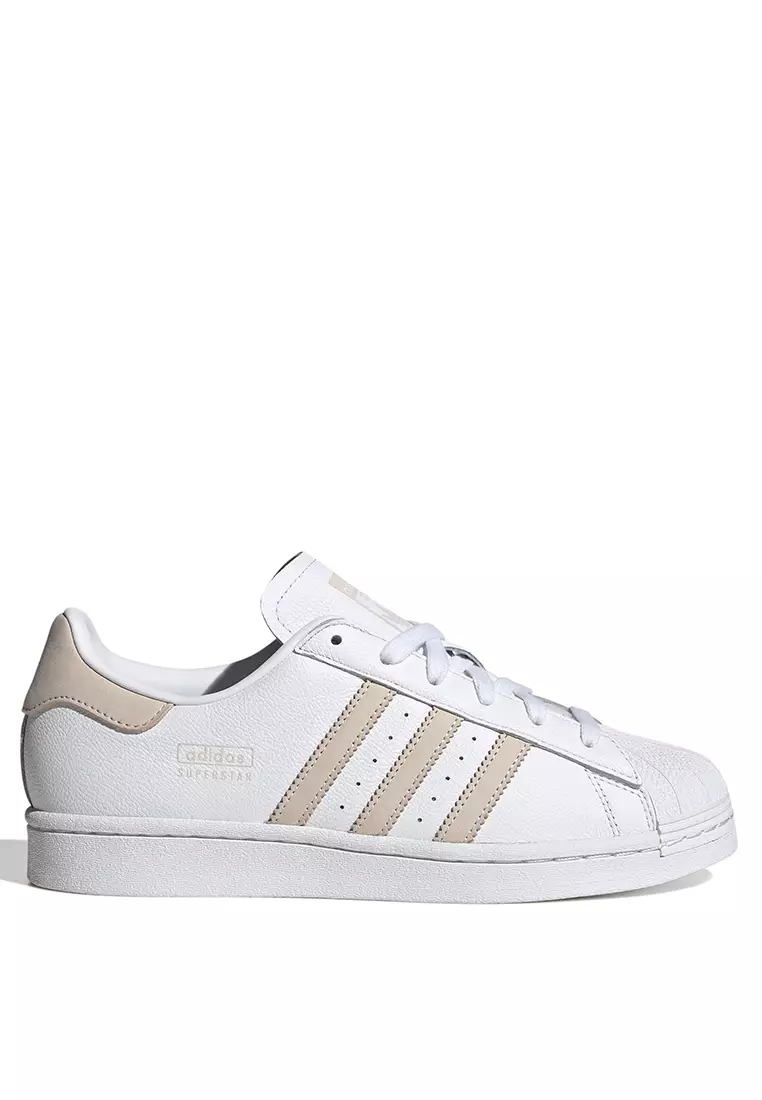Adidas original superstar metal toe blanc discount