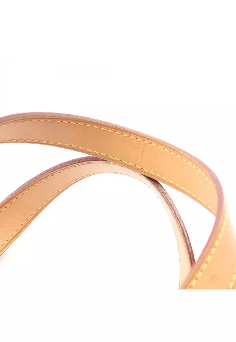 Pre-Loved Louis Vuitton Palermo PM monogram Handbag PVC leather Brown 2WAY