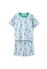 Licensed Dr. Seuss Dawn Blue/Grinch Houndstooth Yardage