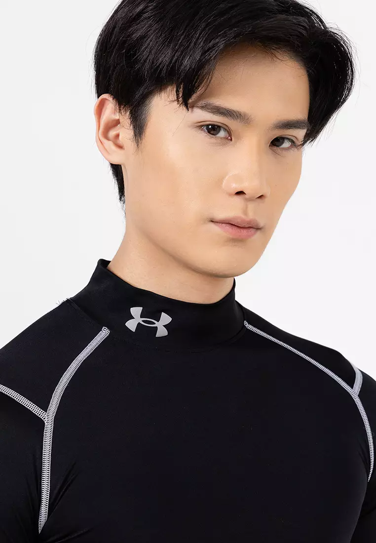 HeatGear® Elite Men's Compression Mock Long Sleeves Top