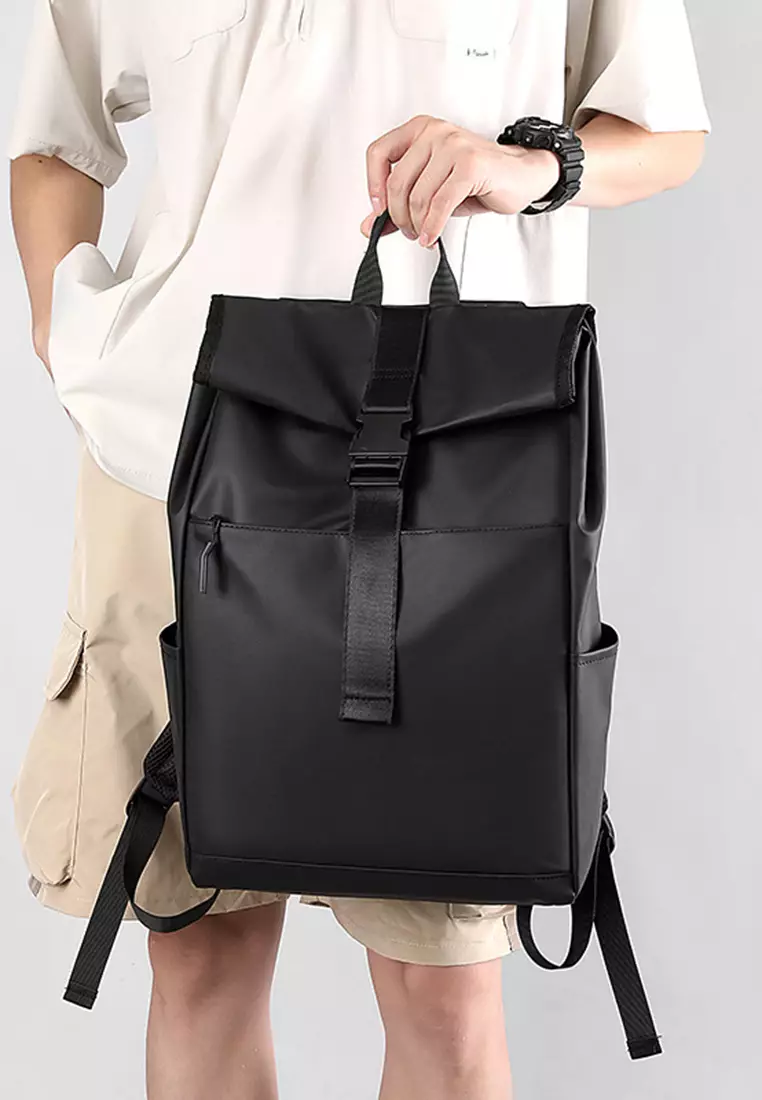 Buy A FRENZ Roll Top Functional Backpack Online | ZALORA Malaysia