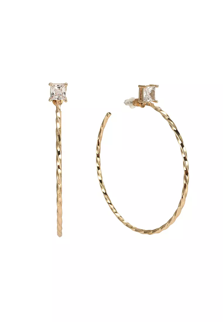 Aldo gold clearance hoop earrings