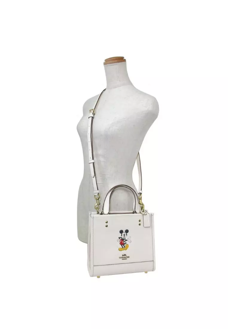 Disney X  Coach Tote Bag 22 With Mickey Mouse  (CM843) – B4/ Chalk Multi