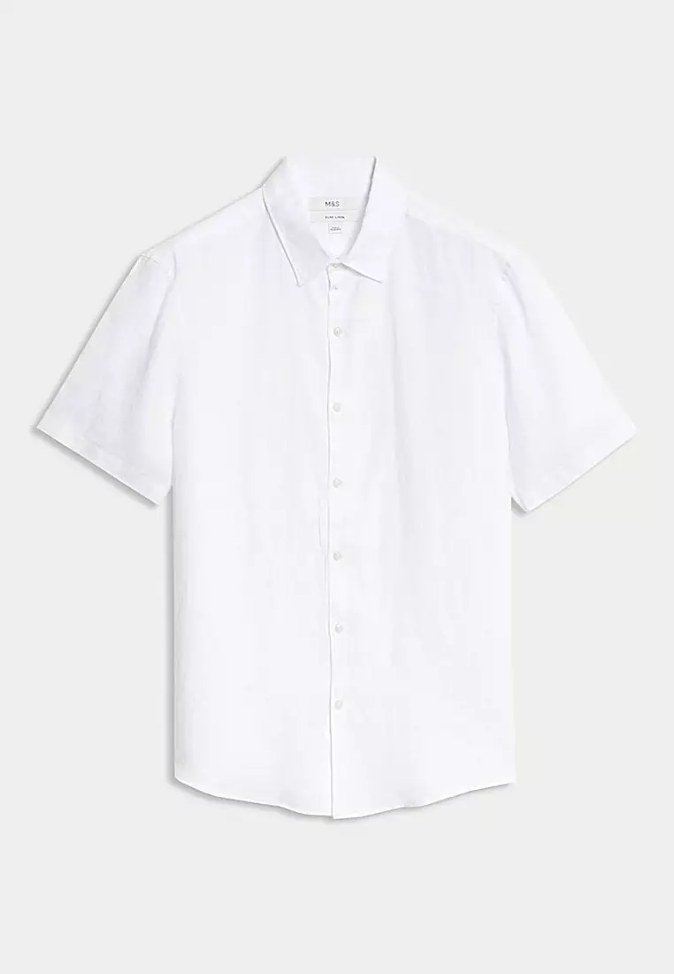 Easy Iron Pure Linen Shirt