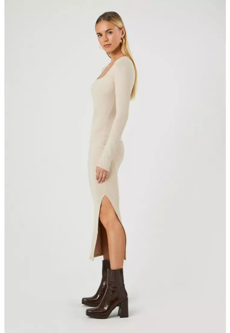 Forever 21 sales ribbed midi dress