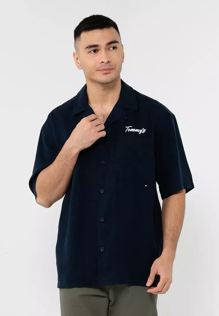 Tommy Hilfiger Back Logo Short Sleeves Shirt - Tommy Jeans 2024 | Buy ...