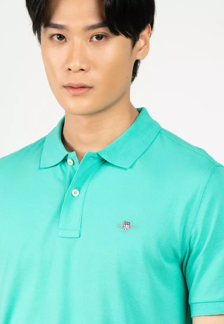 Regular Fit Shield Piqué Polo Shirt